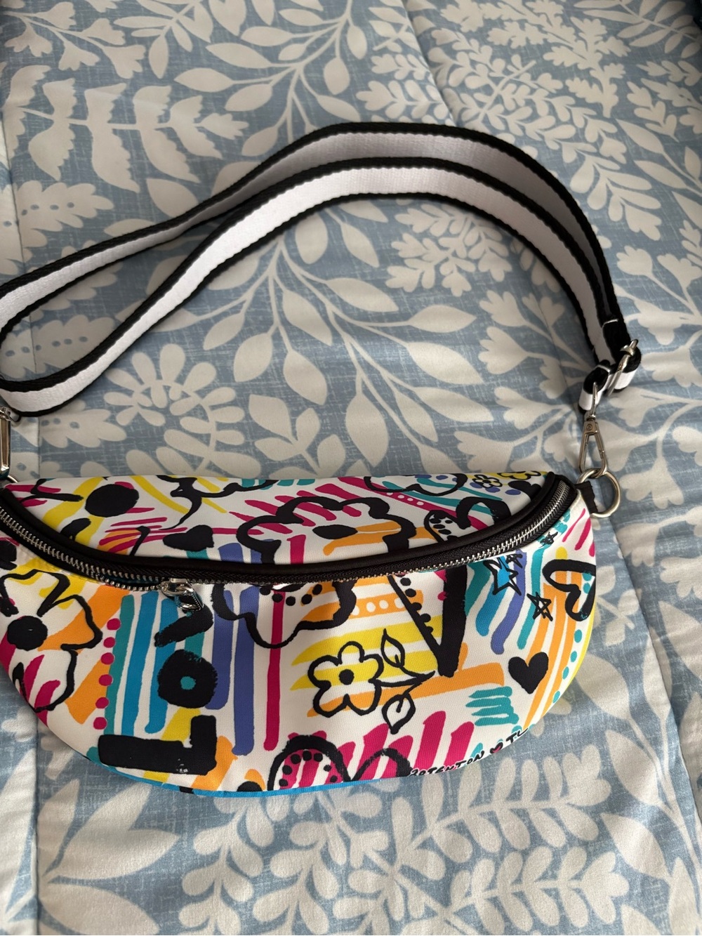 Brighton Colorful Graffiti-Print Crossbody Bag - Multicolor